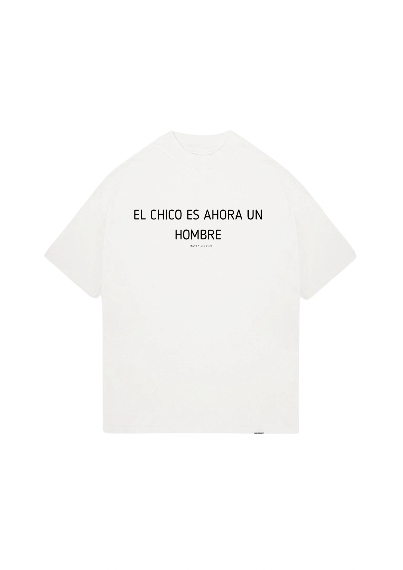 CHICO-HOMBRE, WHITE T-SHIRT