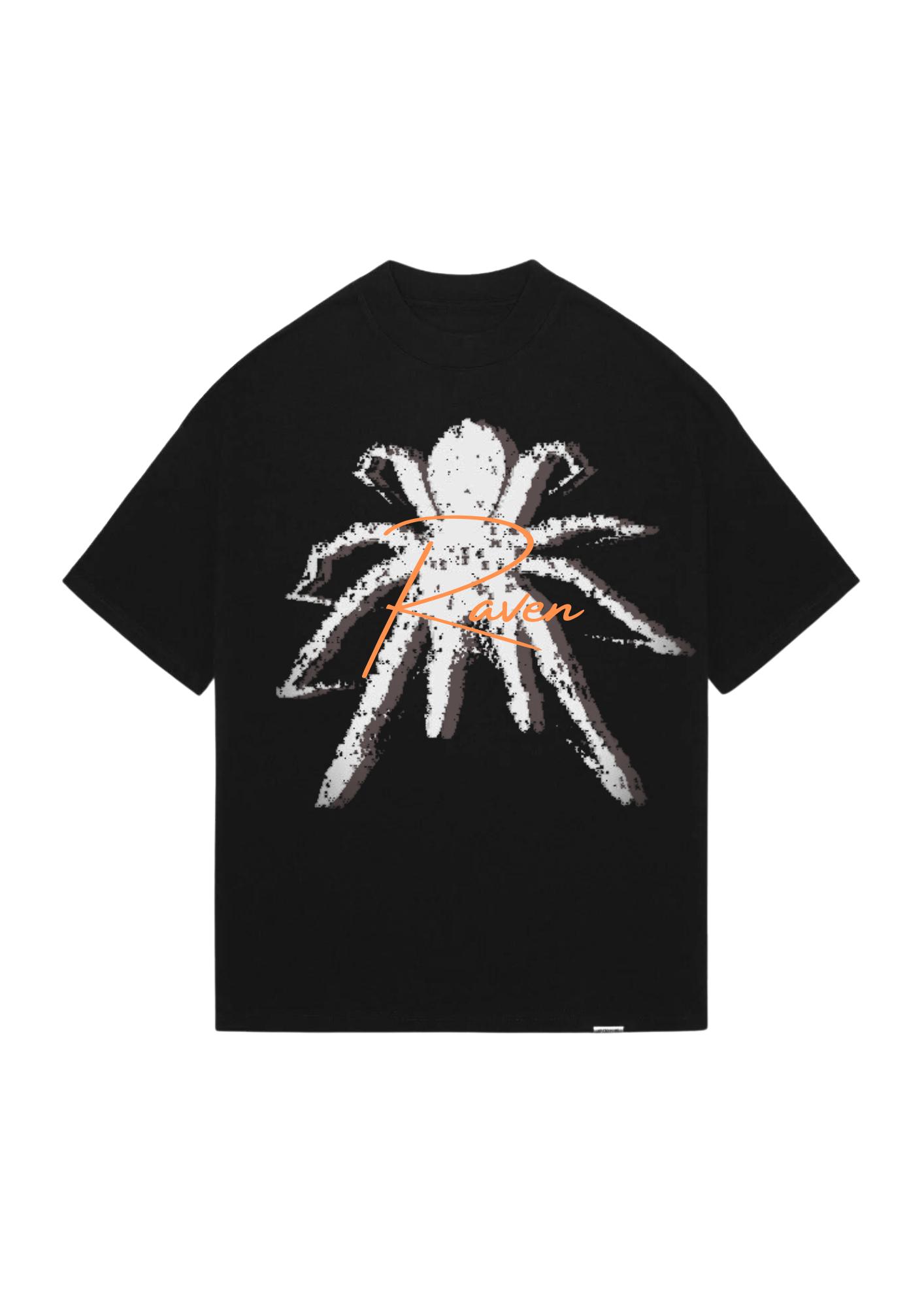 SPIDER, BLACK T-SHIRT