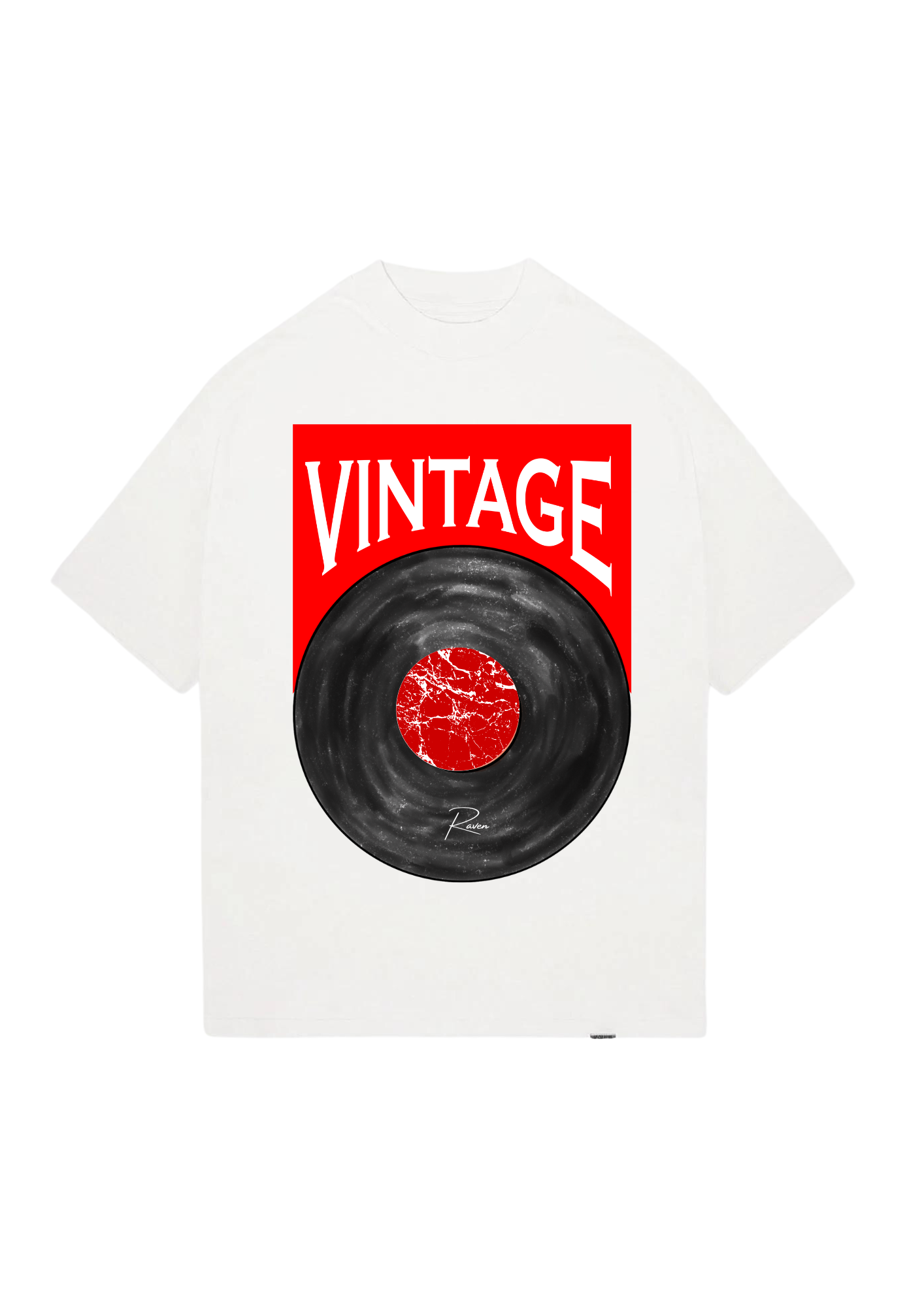 VINTAGE 2.0, WHITE T-SHIRT