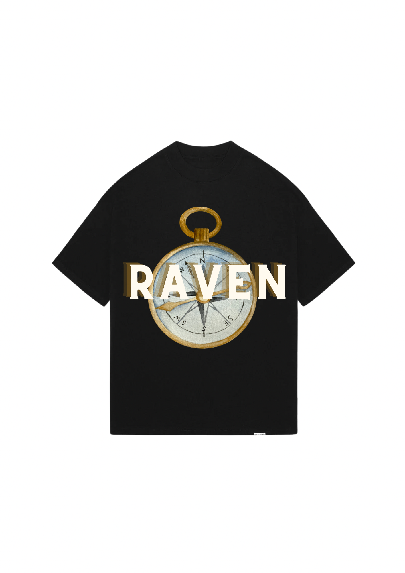 ANTIQUE 2.0, BLACK T-SHIRT