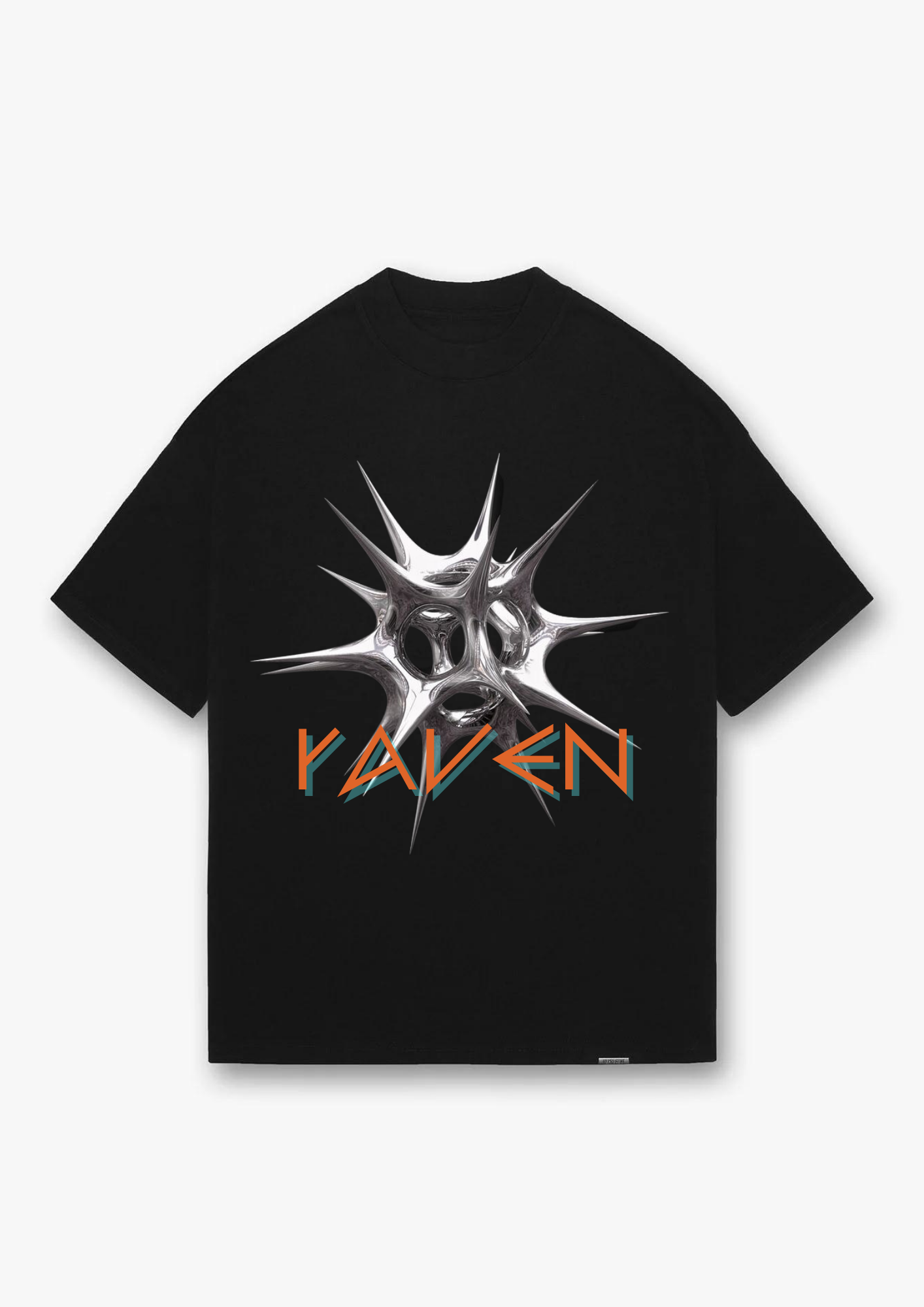 SPIKE, BLACK T-SHIRT