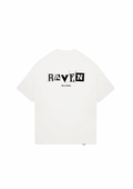 RAVEN FONT, WHITE T-SHIRT