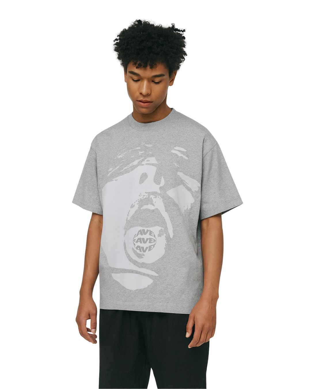 VOCAL RAGE, HEATHER GREY T-SHIRT