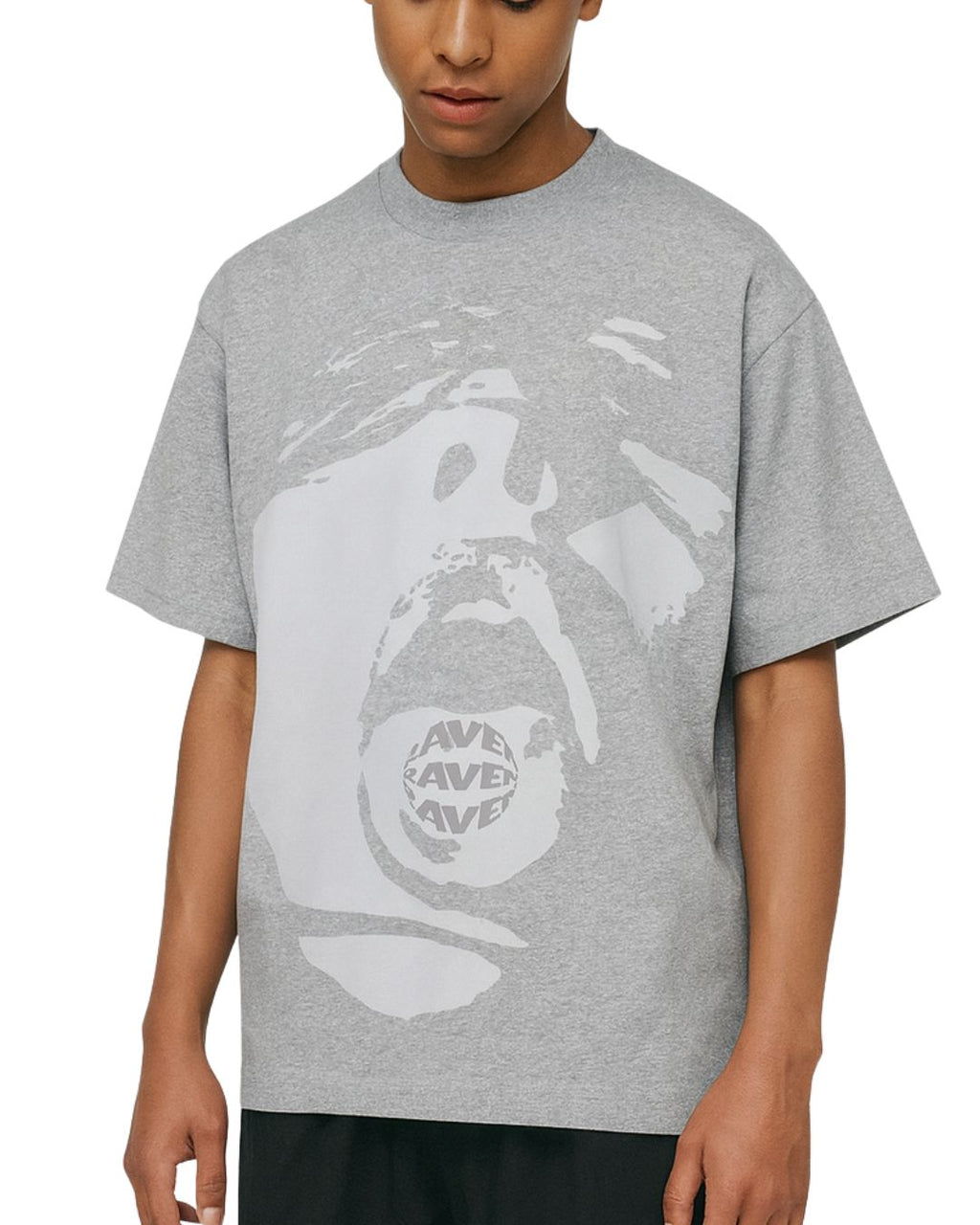 VOCAL RAGE, HEATHER GREY T-SHIRT