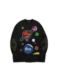 SPACE, BLACK LONG SLEEVE