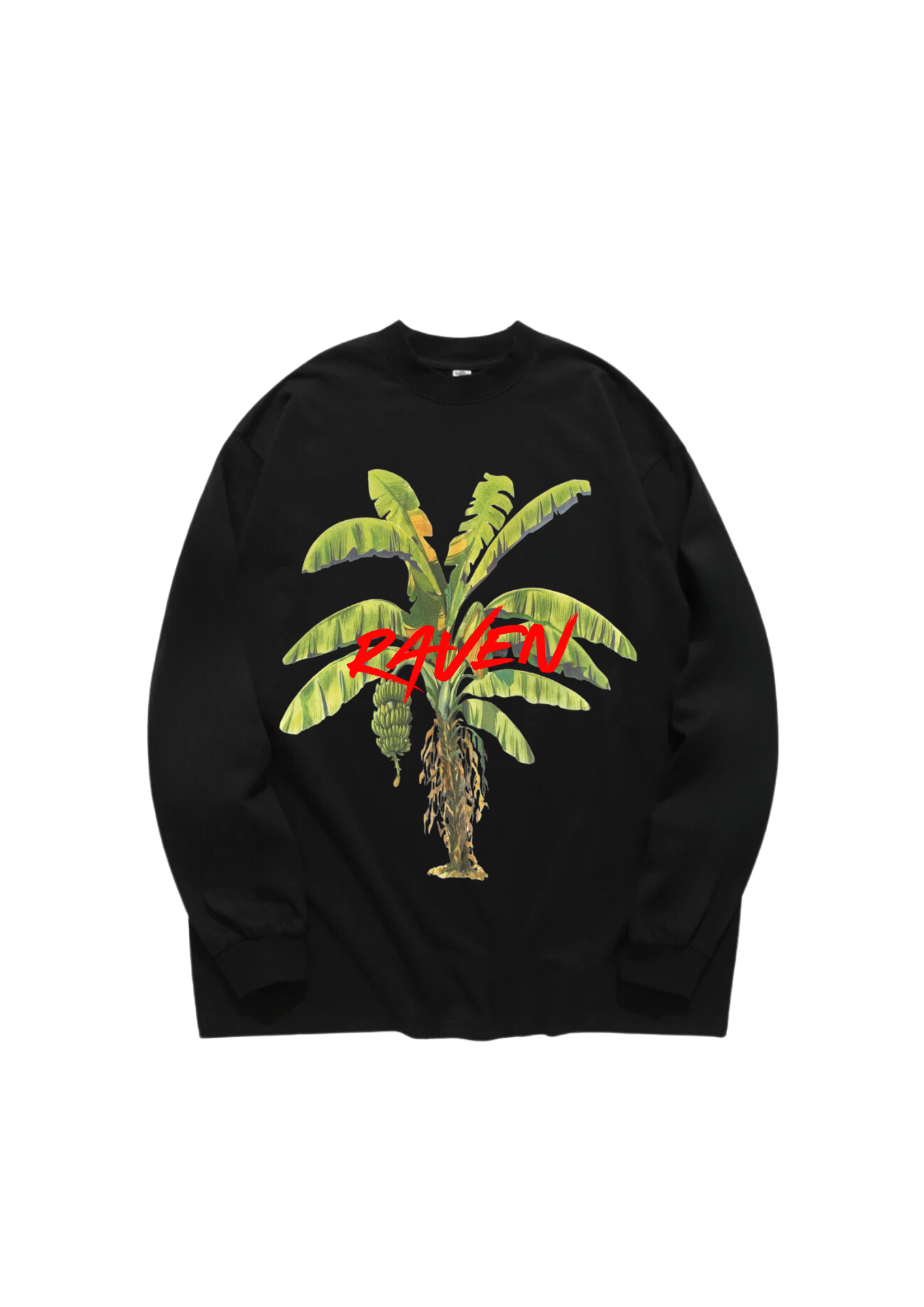 BANANA TREE, BLACK LONG SLEEVE