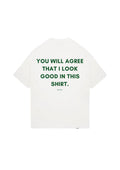 LOOK GOOD, WHITE T-SHIRT