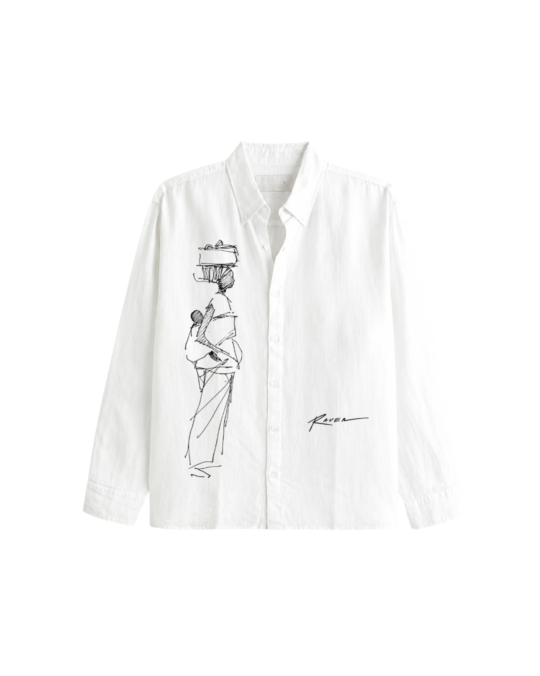MOTHERHOOD Premium Linen Shirt