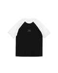 BLACK-AND-WHITE RAGLAN T-SHIRT