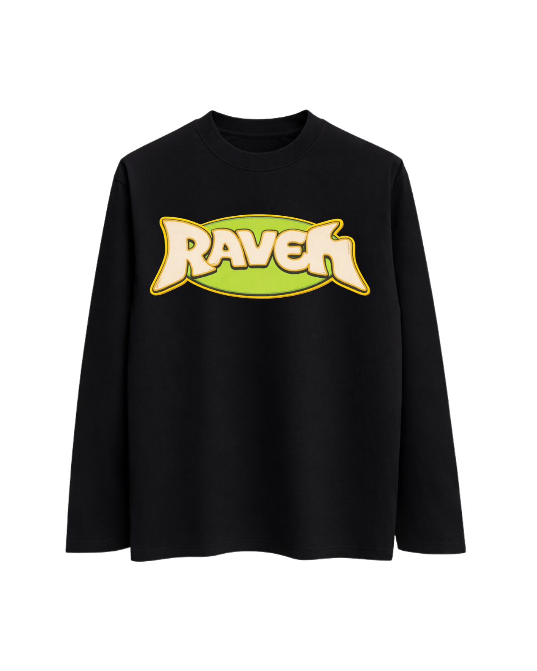 RAVEN ORBIT, BLACK LONG SLEEVE