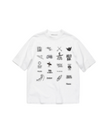 SURF CODE, WHITE T-SHIRT
