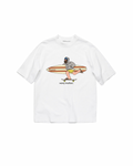 WAVY MOTION, WHITE T-SHIRT